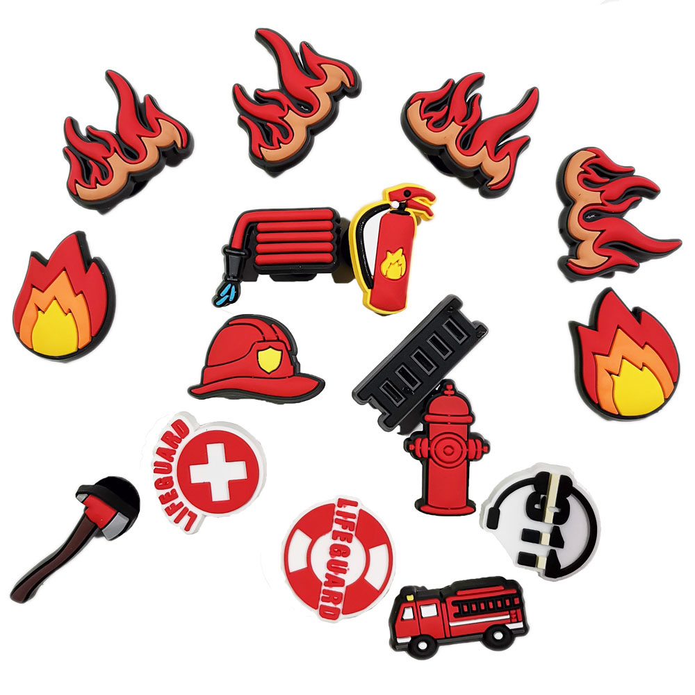 Women'S Shoes Crocs - Fireman Shoe Charms for Crocs Accessories