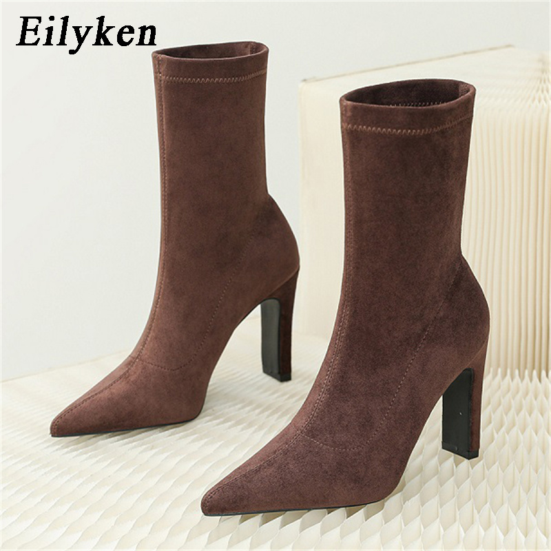 Eilyken Winter Thick Heel Sock - Sock Boot Women recension och pris