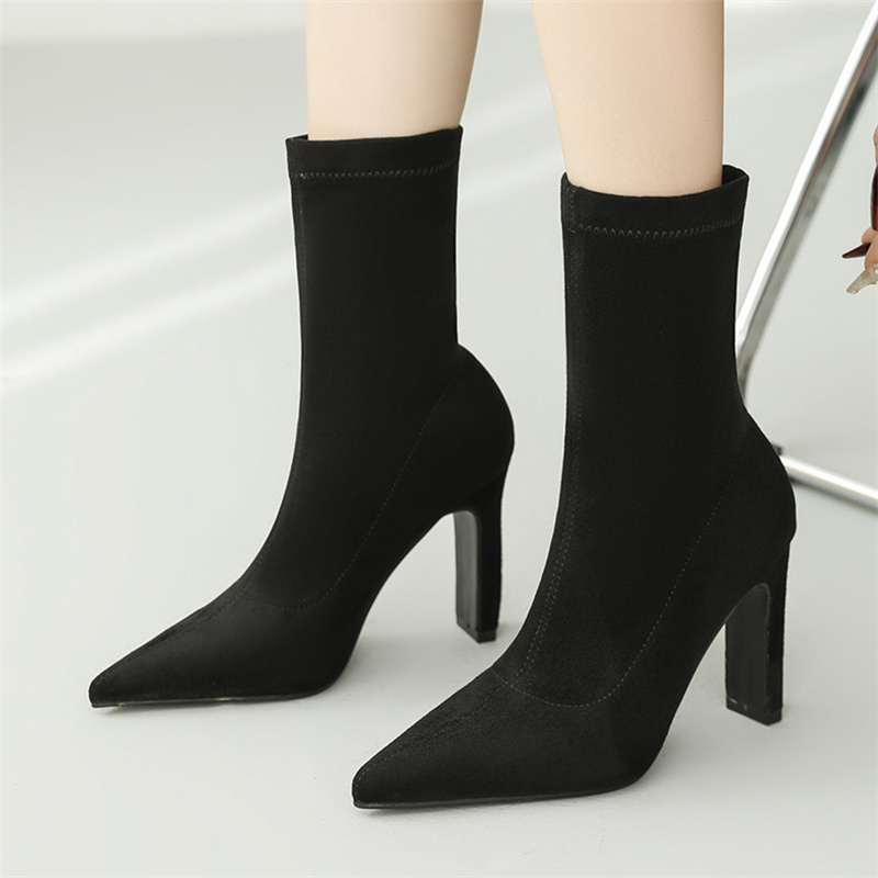 Eilyken Winter Thick Heel Sock - Sock Boot Women recension och pris