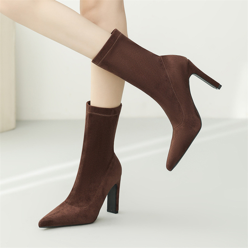 Eilyken Winter Thick Heel Sock - Sock Boot Women recension och pris