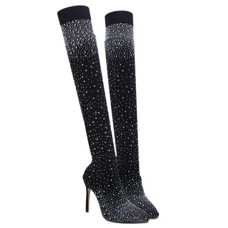Sexy Over-the-Knee Boots for W - Sock Boot Women recension och pris