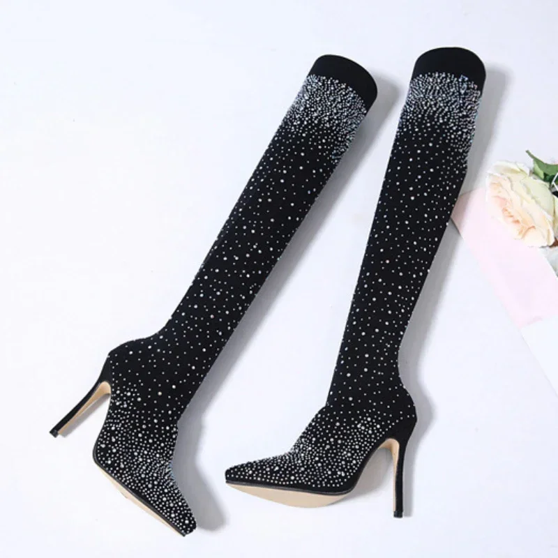 Sexy Over-the-Knee Boots for W - Sock Boot Women recension och pris