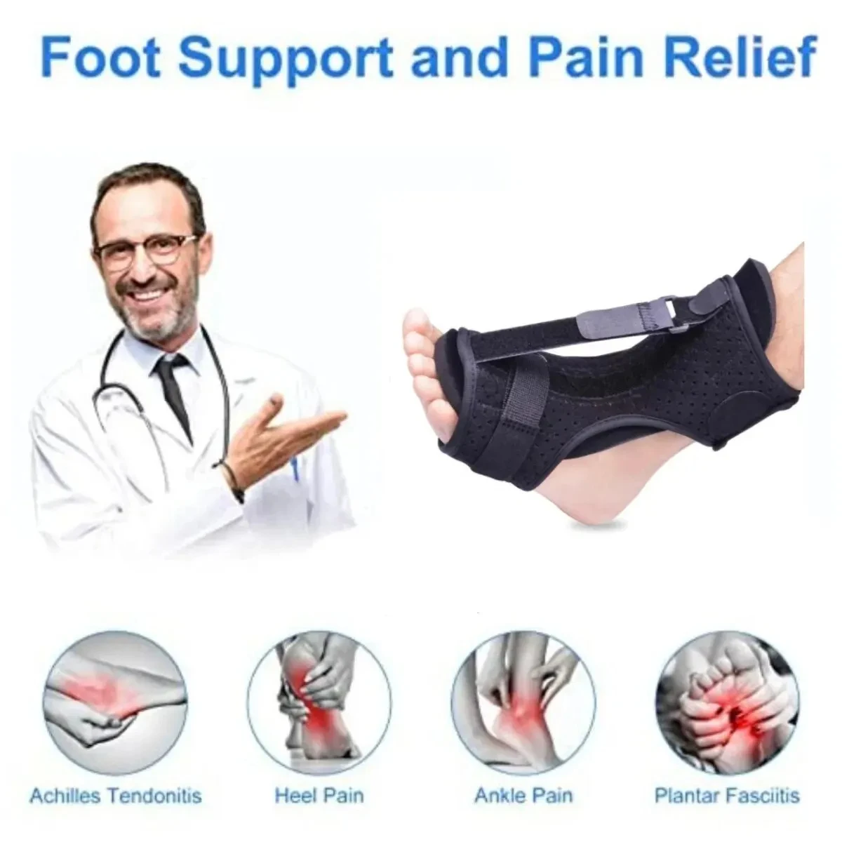 1PC Plantar Fasciitis Night Sp - Women'S Shoes With Plantar Fasciitis recension och pris