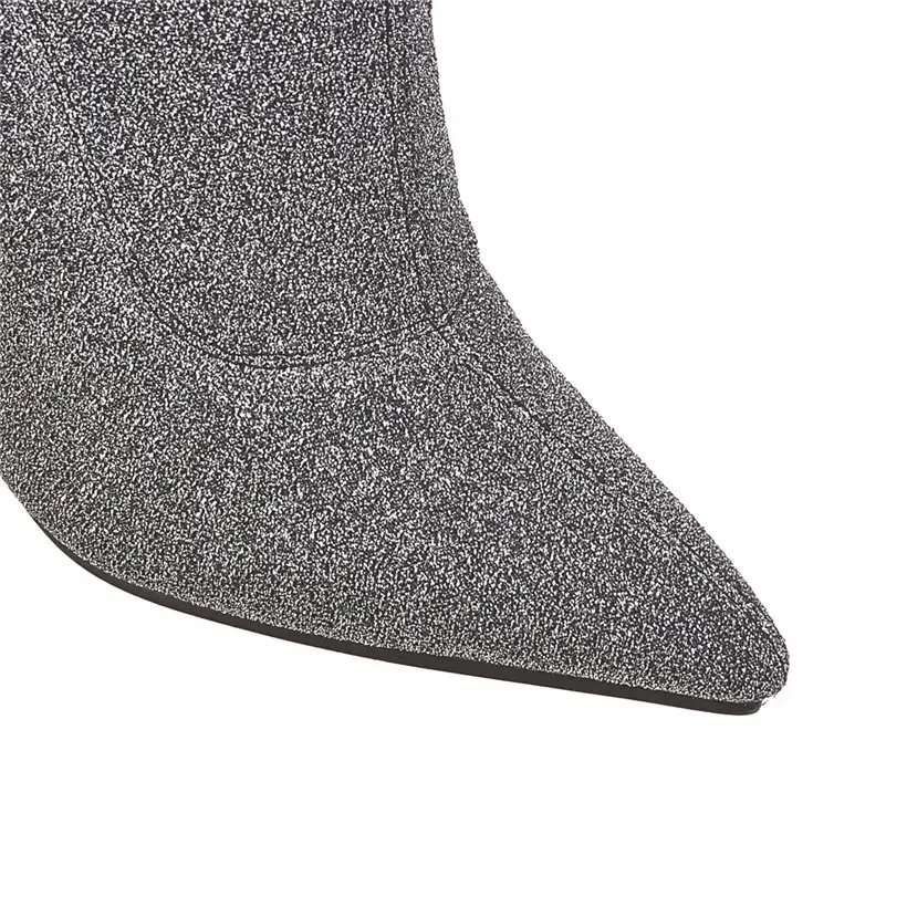 Plus Size Stretch Leopard Over - Sock Boot Women recension och pris