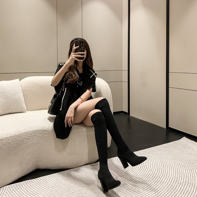 Women Over The Knee Boots Poin - Sock Boot Women recension och pris