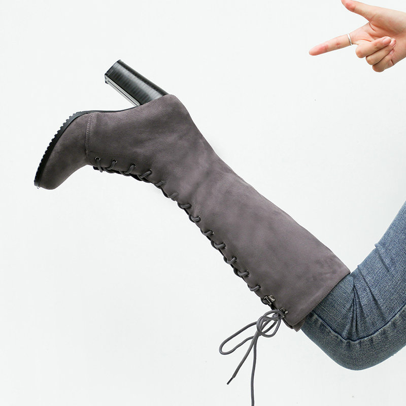 Women's Boots Thick High Heels - Sock Boot Women recension och pris